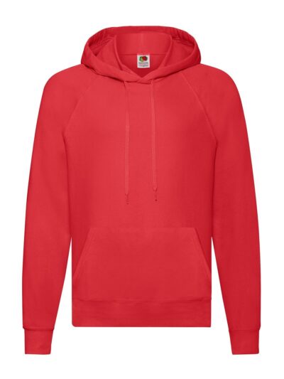 Lightweight Hooded Sweat - red, S