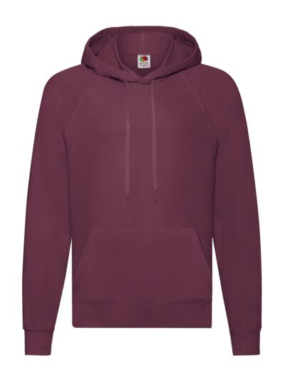 Lightweight Hooded Sweat - burgundy, S