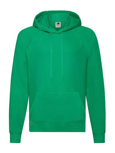 Lightweight Hooded Sweat - kelly green, S