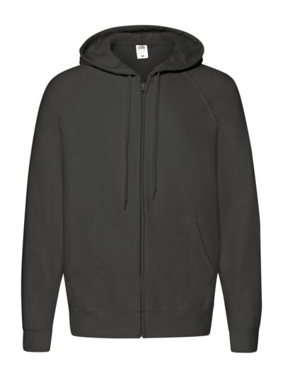 Lightweight Hooded Sweat Jacket - light graphite, S