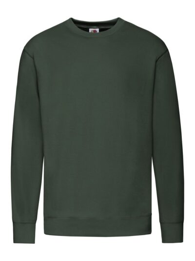 Lightweight Set-In Sweat - bottle green, S
