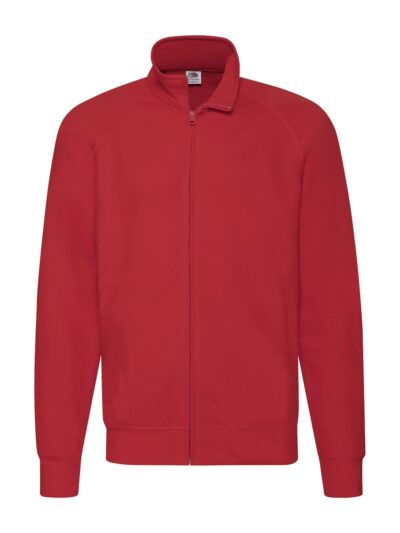 Lightweight Sweat Jacket - red, S