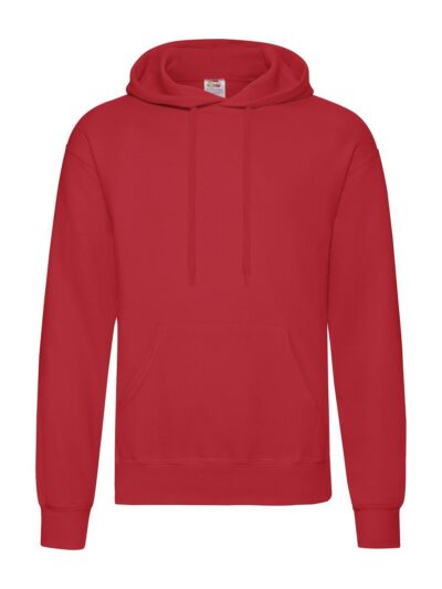 Classic Hooded Sweat - red, S