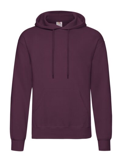 Classic Hooded Sweat - burgundy, S