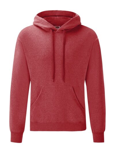 Classic Hooded Sweat - vintage heather red, S
