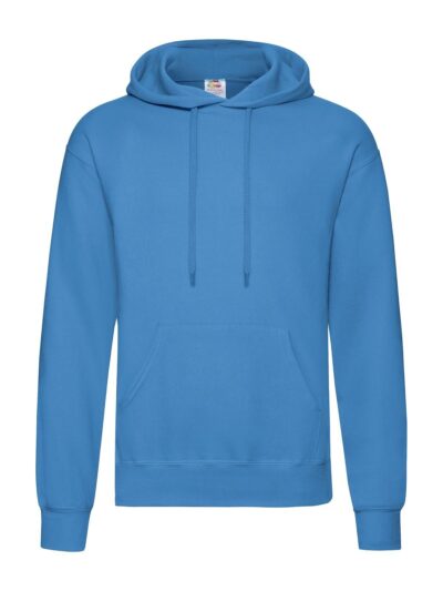 Classic Hooded Sweat - azure blue, S