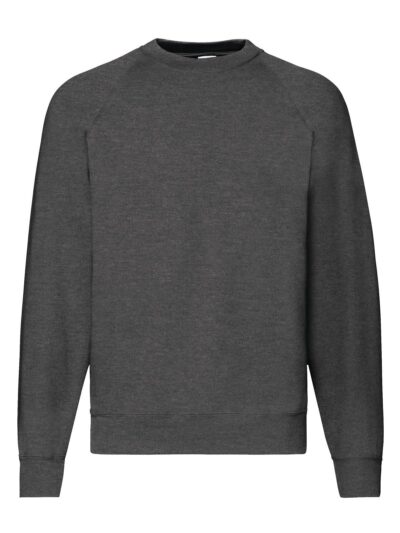 Classic Raglan Sweat - grigio melange scuro, S