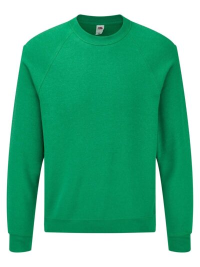 Classic Raglan Sweat - retro heather green, S