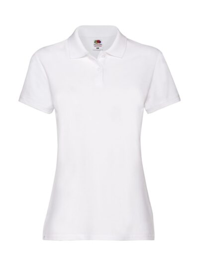 Ladies Premium Polo - white, XS