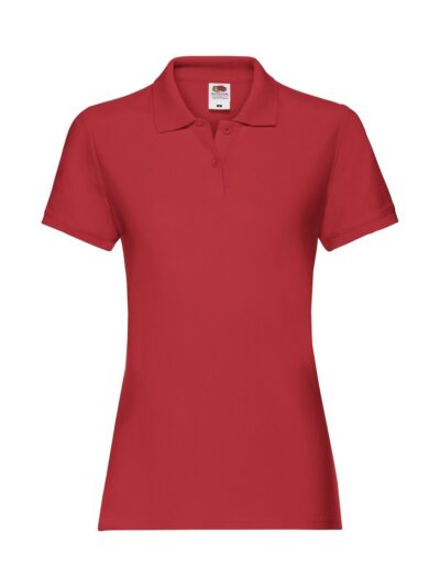 Ladies Premium Polo - red, XS