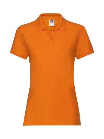 Ladies Premium Polo - orange, XS