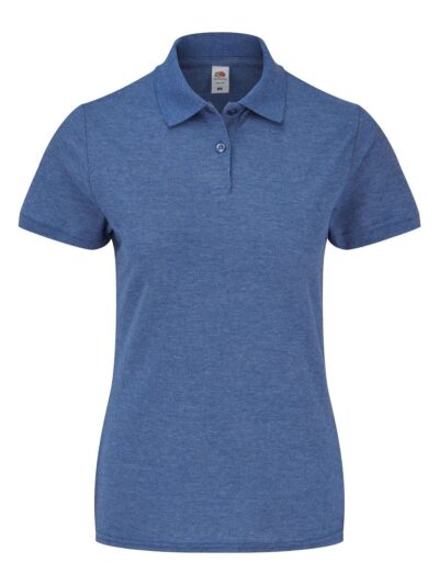 Ladies 65/35 Polo - retro heather royal, XS