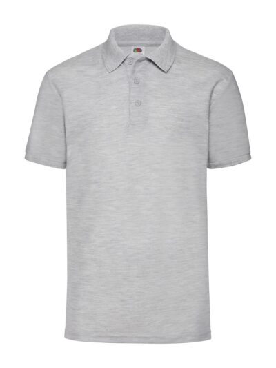 65/35 Polo - heather grey, S