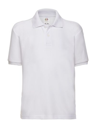 Kids 65/35 Polo - white, 3-4