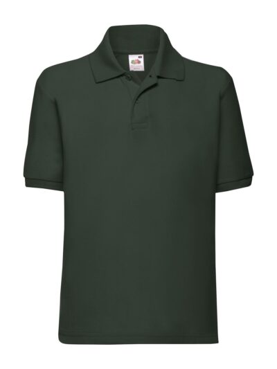 Kids 65/35 Polo - bottle green, 3-4