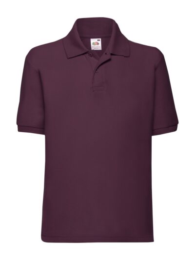 Kids 65/35 Polo - burgundy, 3-4