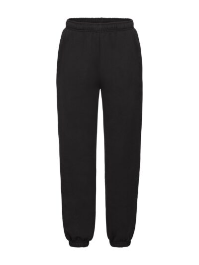 Kids Premium Elasticated Cuff Jog Pants - black, 5-6