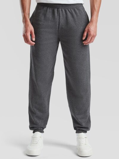 Classic Elasticated Cuff Jog Pants - heather grey, XS