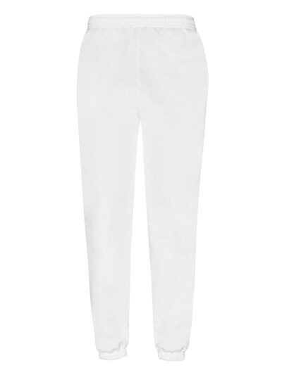 Classic Elasticated Cuff Jog Pants - white, XS