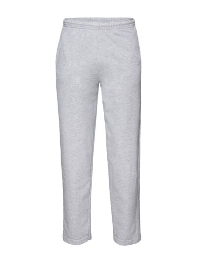 Lightweight Open Hem Jog Pants - heather grey, S