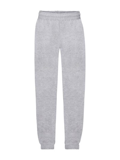 Kids Classic Elasticated Cuff Jog Pants - heather grey, 5-6