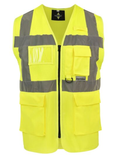 Mesh Multifunktional Vest - yellow, S