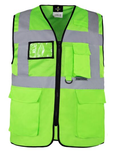 Mesh Multifunktional Vest - lime green, S