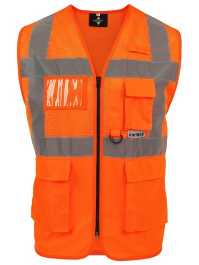Mesh Multifunktional Vest - orange, S