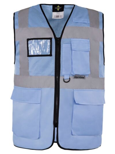 Mesh Multifunktional Vest - sky blue, S