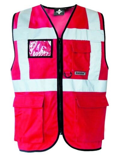 Multi Functional Vest 'Berlin' - red, S