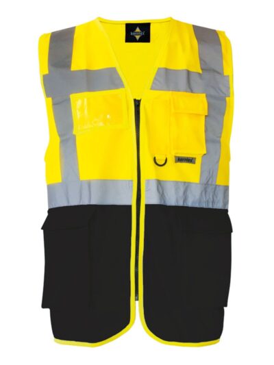 Multi Functional Vest 'Berlin' - yellow/black, S