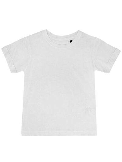 T-shirt Slub Bambino - white, 12-14