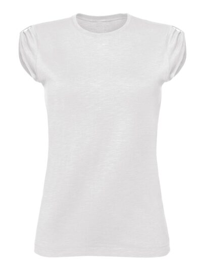 T-shirt Slub Donna - white, XS