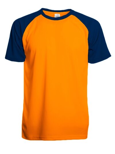 Trail - orange fluo/navy, S