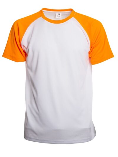 Trail - white/organge fluo, S