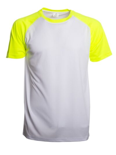 Trail - white/yellow fluo, S