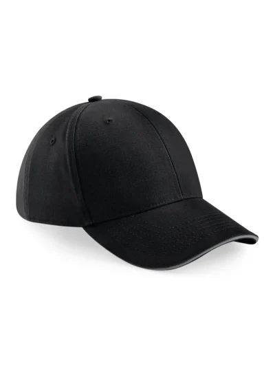 Athleisure 6 Panel Cap - black/graphite grey, UNICA