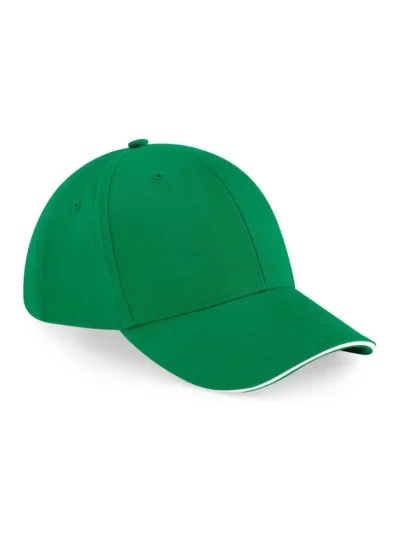 Athleisure 6 Panel Cap - kelly green/white, UNICA