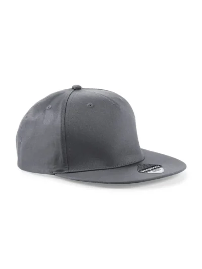 5 Panel Snapback Rapper Cap - graphite grey, UNICA
