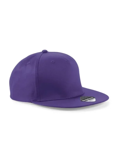 5 Panel Snapback Rapper Cap - purple, UNICA