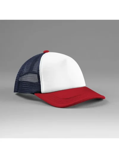 Retro 5 Panel Trucker - navy/red, UNICA