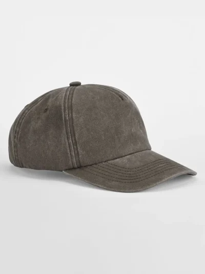 Relaxed 5 Panel Vintage Cap - vintage brown, UNICA