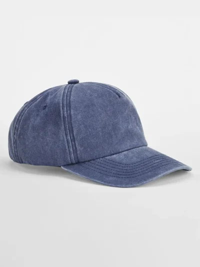 Relaxed 5 Panel Vintage Cap - vintage denim, UNICA