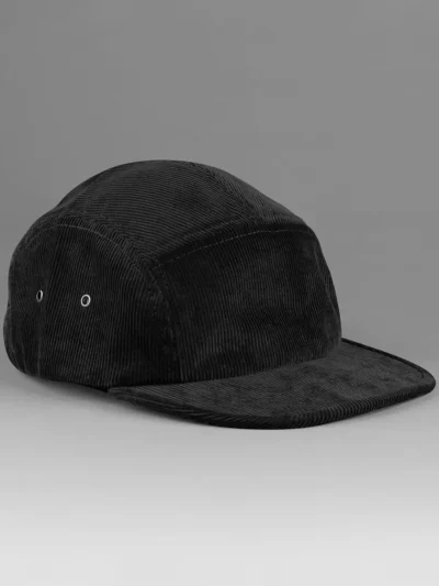 EarthAware® Organic Cord Camper Cap - black, UNICA