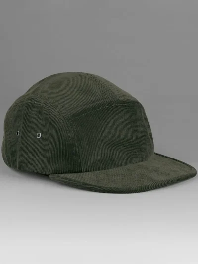 EarthAware® Organic Cord Camper Cap - forest night, UNICA