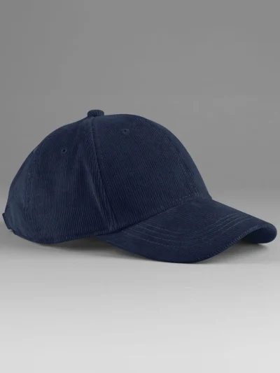 EarthAware® Organic Cord Baseball Cap - oxford navy, UNICA