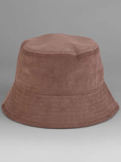 EarthAware® Organic Cord Bucket Hat - redwoood, L/XL