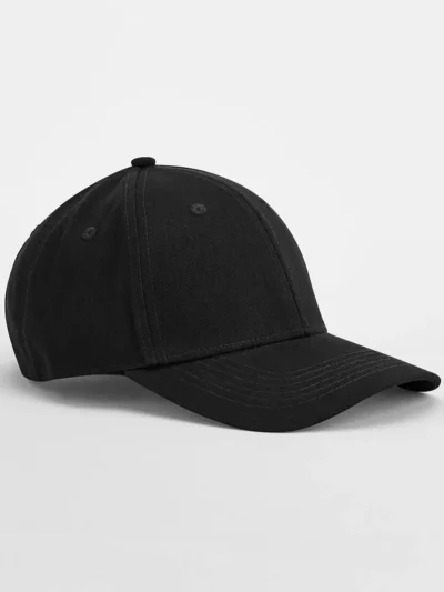 EarthAware® Classic Organic Cotton 6 Panel Cap - black, UNICA