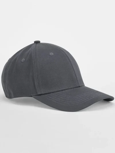 EarthAware® Classic Organic Cotton 6 Panel Cap - graphite grey, UNICA
