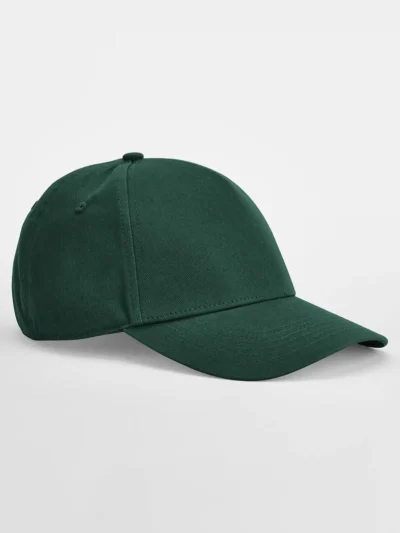 EarthAware® Classic Organic Cotton 5 Panel Cap - bottle green, UNICA